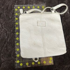 Fossil ivory crossbody